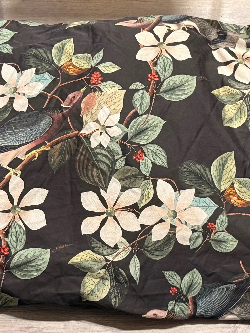 Cuddledown James Audubon Pigeon Birds King Duvet Cover